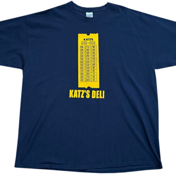 Vintage Katz Deli Double Sided T Shirt (Size XXL) - Picture 1 of 4